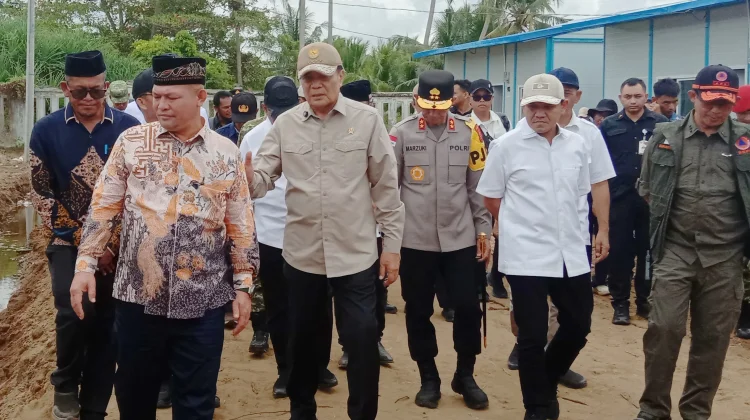 Menko Polkam RI Resmikan Huntap di Lapang Aceh Utara
