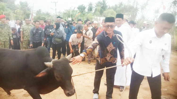 Menko Polkam RI Resmikan Huntap di Lapang Aceh Utara