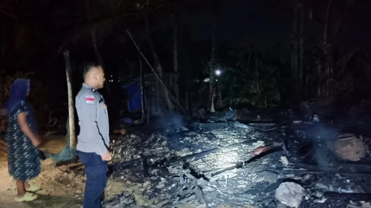 Kebakaran Rumah Kayu di Blang Mangat, Kerugian Ditaksir 50 Juta