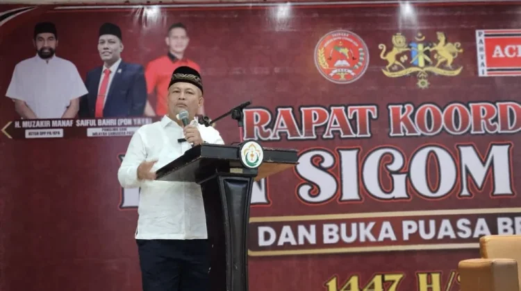 Bupati Aceh Utara Refleksi Satu Tahun Kepemimpinan di Rakor Ban Sigom Pasee