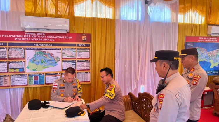 Tim Roops Polda Aceh Supervisi Pos Pelayanan Operasi Ketupat Seulawah