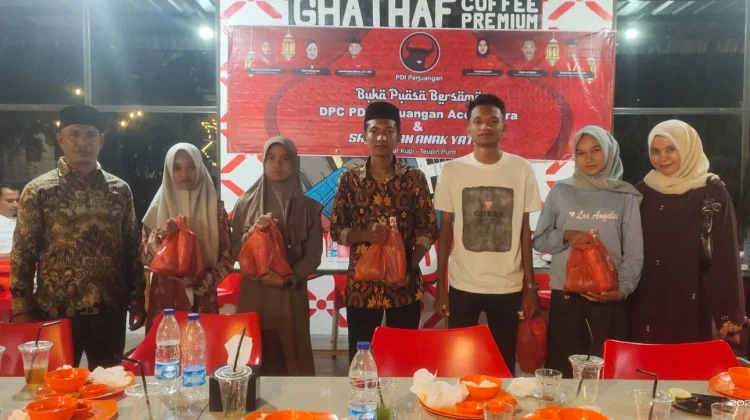 PDI Perjuangan Aceh Utara Perkuat Soliditas, Bukber dan Santuni Anak Yatim