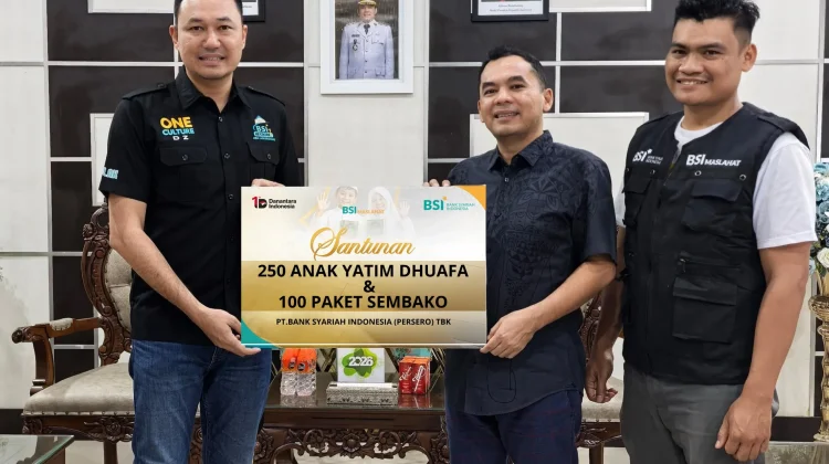 BSI Salurkan Santunan 250 Anak Yatim, Wali Kota Dorong Kolaborasi Sosial