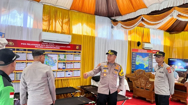 Kabag Ops Polres Lhokseumawe Cek Pos Pelayanan Ops Ketupat Seulawah 2026