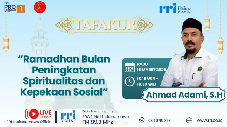 Ramadan Momentum Peningkatan Spiritualitas dan Kepedulian Sosial