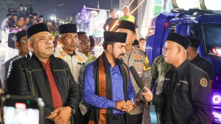 Pawai Takbir Keliling di Aceh Timur Meriah