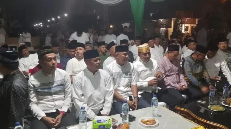 Takbir Menggema di Lhokseumawe, Pabung Kodim 0103/Aut Hadiri Pelepasan Pawai