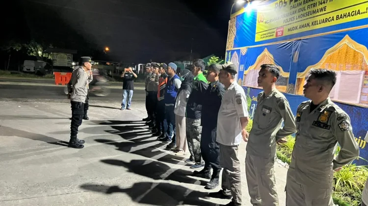 Terminal Tipe A Ramai Lancar, Personel Gabungan Siaga Beri Pelayanan Maksimal