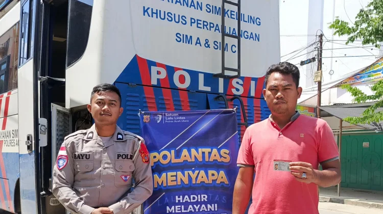 Layanan SIM Keliling di Aceh Utara Kembali Beroperasi Pasca Libur