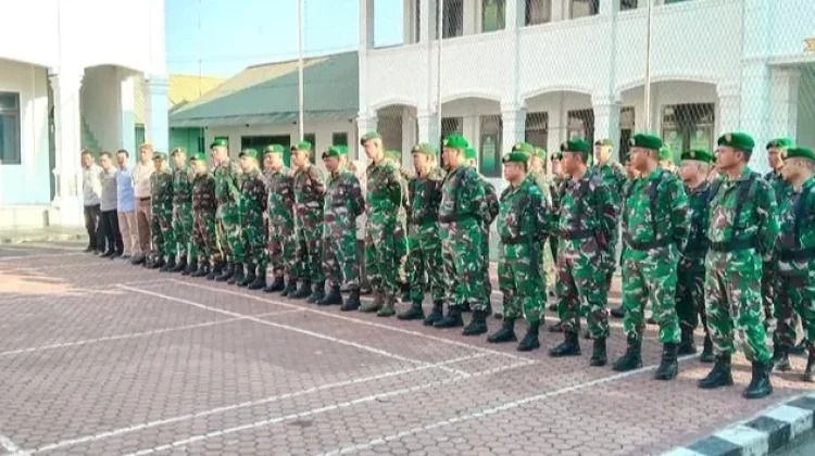Makodim 0103/Aut Gelar Apel Cuti Lebaran Idul Fitri