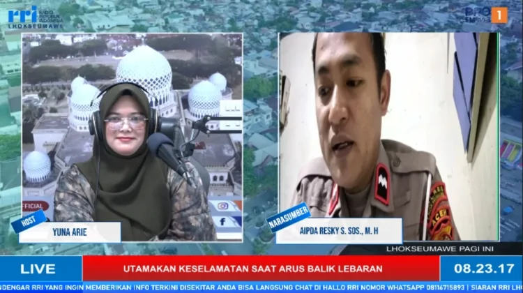 Satlantas Polres Lhokseumawe Imbau Pemudik Utamakan Keselamatan Jalan