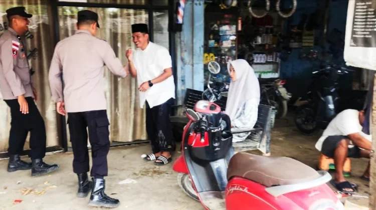 Polsek Baktiya Berikan himbauan Kamtibmas kepada warga