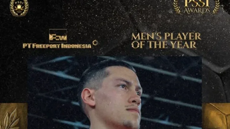 Jay Idzes Raih Pemain Terbaik di PSSI Awards