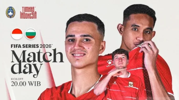 Timnas Indonesia Hadapi Bulgaria di FIFA Series 2026 Hari ini