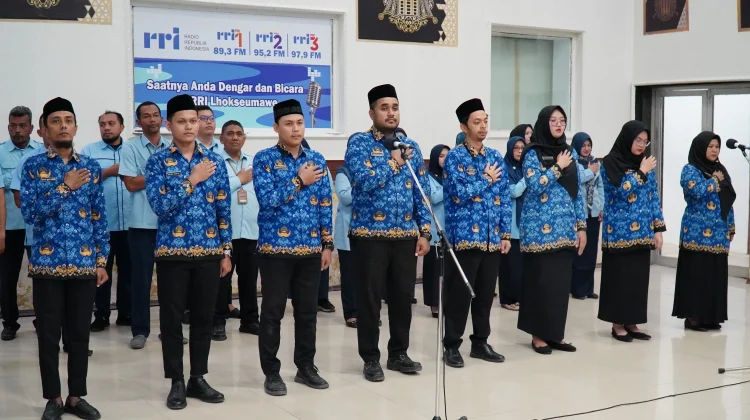 Delapan CPNS RRI Lhokseumawe Resmi Dilantik menjadi PNS