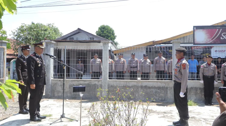 Wakapolres Lhokseumawe Pimpin Upacara Pemakaman Kedinasan Aipda Muhammad Danil