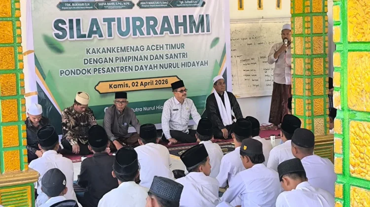 Kakankemenag Aceh Timur Silaturahmi ke Dayah Nurul Hidayah