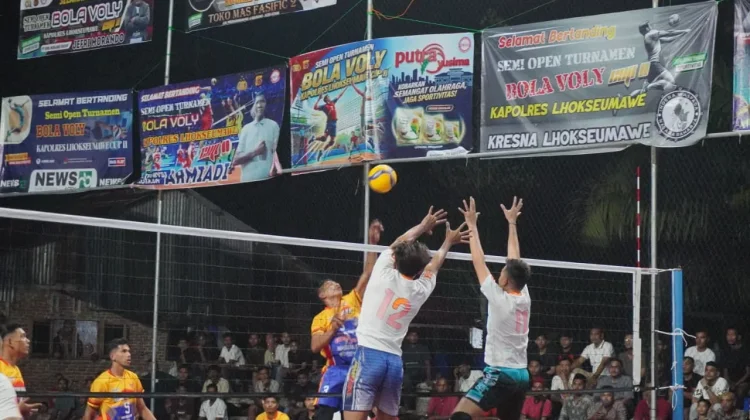 Kapolres Lhokseumawe Cup II, Meurah Mulia Tumbangkan Yanco VC 3-2