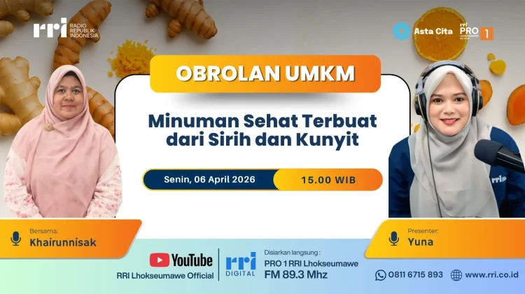 Inovasi Minuman Sehat Sirih Kunyit Warisan Leluhur Lhokseumawe