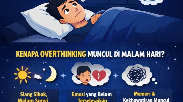 Kenapa Kita Suka Overthinking di Malam Hari?