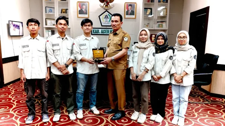 Plt Sekda Aceh Utara Terima Kunjungan Mahasiswa PWK USK