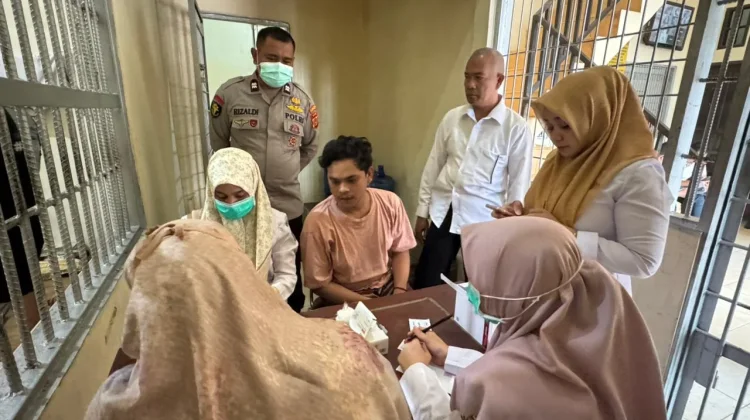 Tahanan Polres Lhokseumawe Diperiksa HIV dan IMS