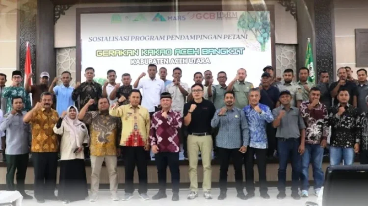 Aceh Utara Buka Sosialisasi Gerakan Kakao Aceh Bangkit untuk Sejahterakan Petani