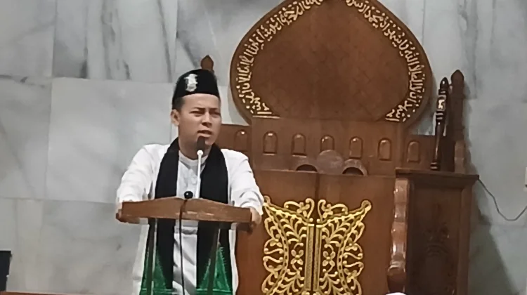 Ustaz Habibi An Nawawi Isi Ceramah Milad ke-9 GPS di Masjid Baitul Huda Lhokseumawe