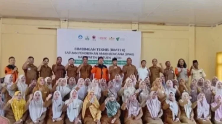 Wabup Bireuen Dukung Penguatan SDM Pendidikan Hadapi Risiko Bencana