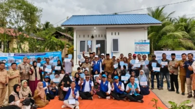 Kolaborasi ke Aksi Nyata, 28 Rumah Tahan Gempa Disalurkan di Lhokseumawe