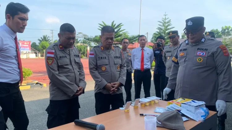 Cegah Penyalahgunaan Narkoba, Polres Utara Cek Urin Personel