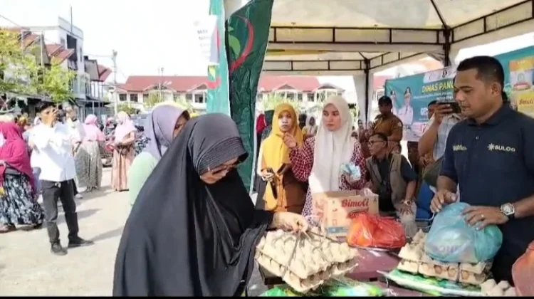 Pangan Murah Digelar di Lhokseumawe, 500 Paket Diserbu Masyarakat