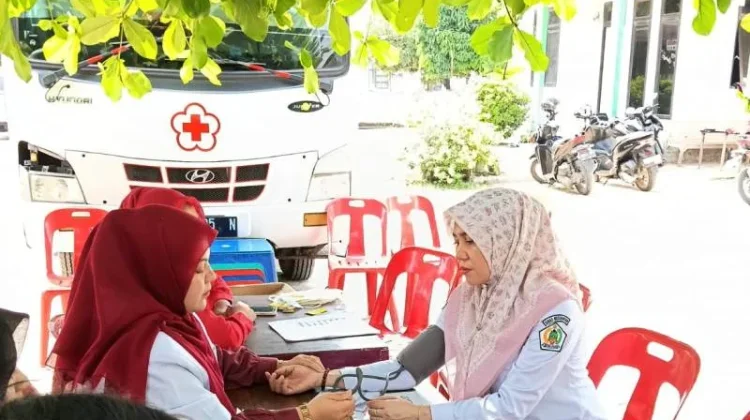 Puskesmas Syamtalira Bayu Kumpulkan Darah 18 Kantong