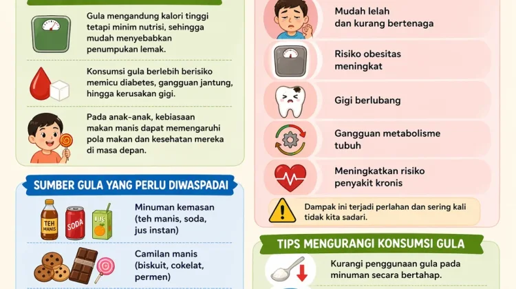 Batasi Konsumsi yang Manis-Manis