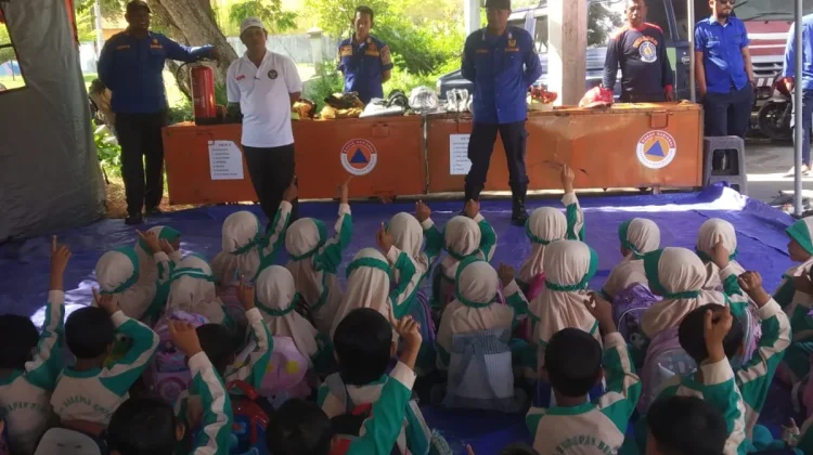 Damkar Lhokseumawe Edukasi Bahaya Kebakaran sejak Dini
