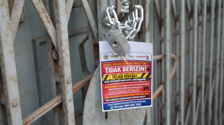 Pemko Lhokseumawe Tertibkan Usaha Walet Ilegal, 22 Lokasi Disegel