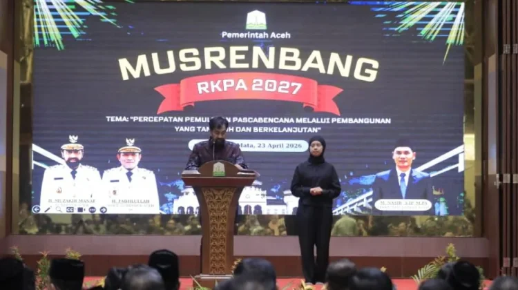 Musrenbang Aceh 2027, Pemulihan Pascabencana Butuh Bantuan Pemerintah Pusat
