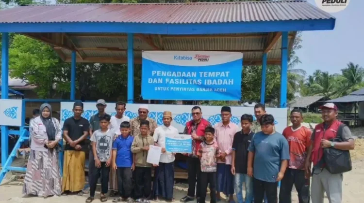 Penyerahan Bantuan Balai Pengajian untuk Pesantren Nurul Yaqin di Aceh Utara