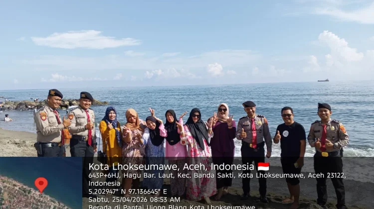 Sat Pamobvit Polres Lhokseumawe Perketat Pengamanan Objek Wisata
