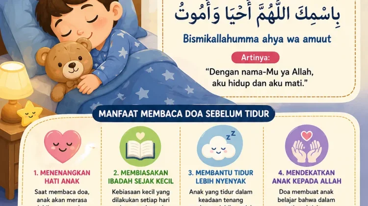 Lakukan Amalan Ini saat Anak Tidur