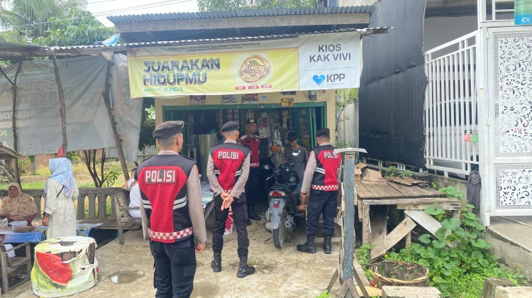 Patroli Kota Presisi Sambangi Pusat Keramaian di Lhokseumawe