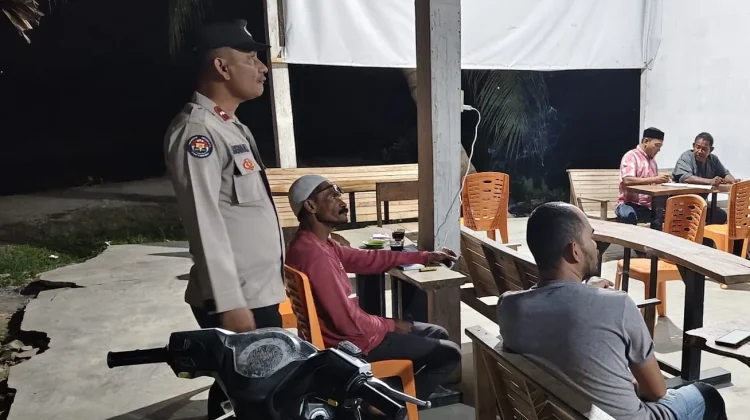 Patroli Malam Polsek Meurah Mulia Antisipasi Guantibmas