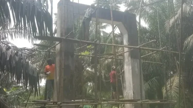 Kodim 0103/Aceh Utara Kebut Pembangunan Jembatan Perintis