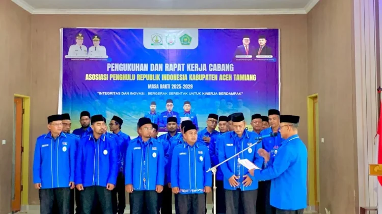 PC APRI Aceh Tamiang Resmi Dikukuhkan, Bupati Dorong Percepatan Pemulihan Pasca Ba