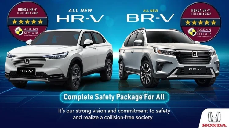 Honda BR-V dan HR-V Raih Bintang Lima ASEAN NCAP, Bukti Standar Keselamatan Tinggi