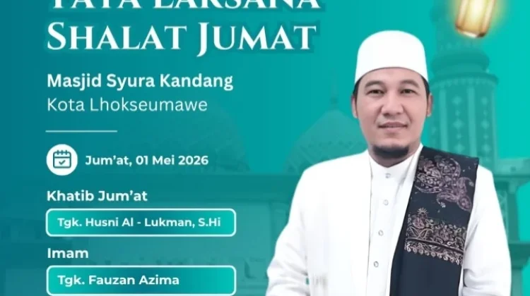 Tgk. Husni Al-Lukman Akan Sampaikan Khutbah Jumat di Mesjid Syura Kandang