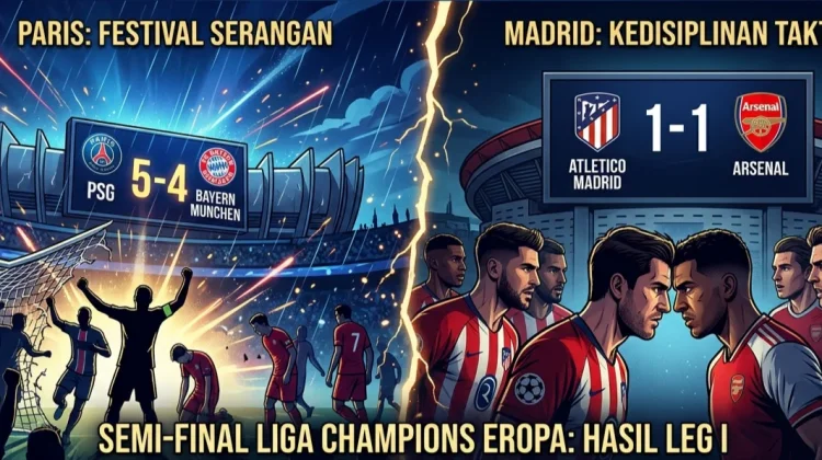 Hujan Gol di Paris dan Adu Mental di Madrid, Menyibak Tirai Semifinal Liga Champions