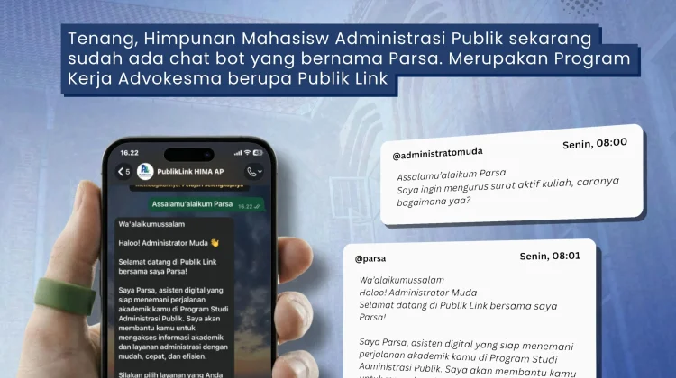 HIMA AP Luncurkan Publik Link Chatbot Layanan Mahasiswa