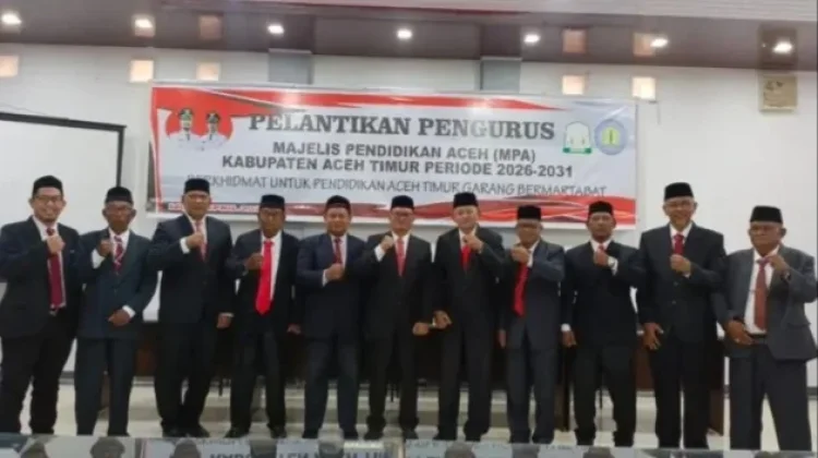 Plt Sekda Aceh Timur Lantik Pengurus MPA Periode 2026–2031