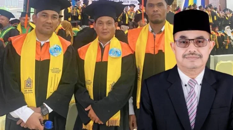 Kakankemenag Atim Saiful Bahri Apresiasi Tiga ASN Raih Gelar Magister Sosial